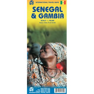 Senegal & Gambia 1:800.000