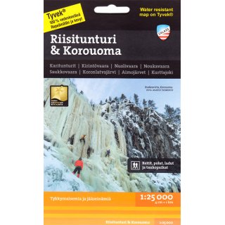 Riisitunturi & Korouoma 1:25.000