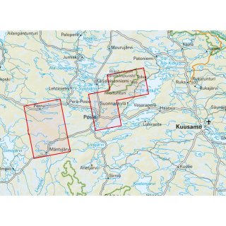 Riisitunturi & Korouoma 1:25.000
