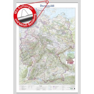 Deutschland auf einen Blick! Landschaftskarte