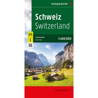 Schweiz, Straenkarte 1:400.000