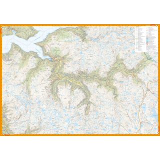 Nryfjorden & Lrdalen 1:50.000