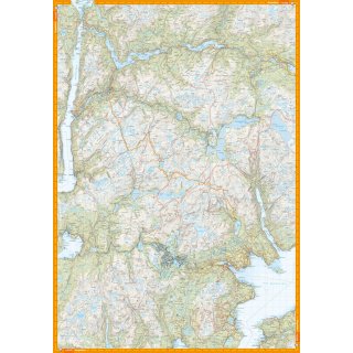 Bergsdalen & Voss 1:50.000