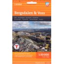 Bergsdalen & Voss 1:50.000
