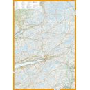 Lyseheiane, Sirdalsheiane & Setesdal Vesthei nord 1:50.000