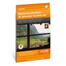 Bjerkreimsheiene & Setesdal Vesthei s&oslash;r 1:50.000