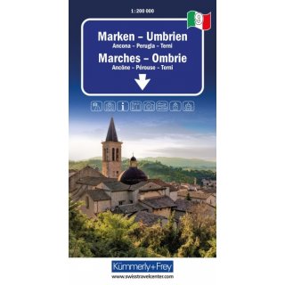 9 Marken, Umbrien 1:200.000