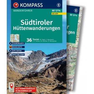 5714 KOMPASS Wanderfhrer Sdtiroler Httenwanderungen