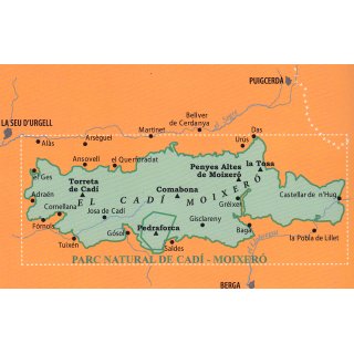 Cad-Moixer, Parc Natural 1:25.000