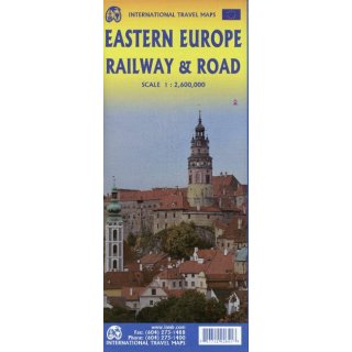 Eastern Europa Rail & Road 1:2 600 000