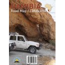 Namibia Road Map / Landkarte 1:2.000.000