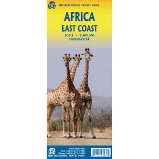 Africa East Coast 1:3.400,000