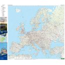 Europa Rail Travel Map 1:4,5 Mio