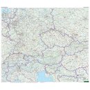 Europa Rail Travel Map 1:4,5 Mio