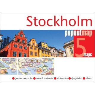 Stockholm Double Popout Map