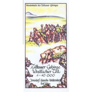 Zittauer Gebirge, Westlicher Teil 1:10.000