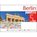Berlin Double Pocket sized, pop up map of Berlin city centre