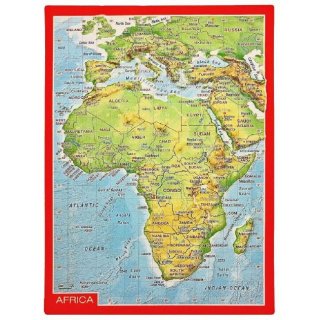 Afrika Reliefpostkarte