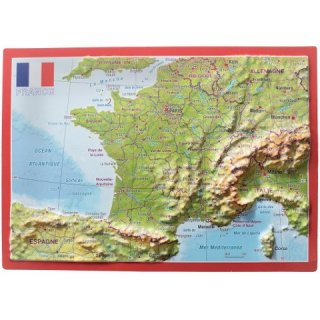 Frankreich Reliefpostkarte