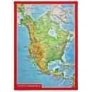 Nordamerka Reliefpostkarte