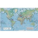 Physische Weltkarte Van der Grinten