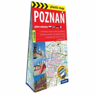 Poznan (Posen) Stadtplan 1:20.000 laminiert