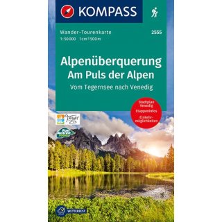 2555 Alpen�berquerung - Am Puls der Alpen 1:50.000