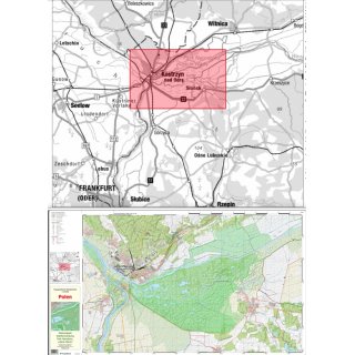Nationalpark Warthem�ndung - Polen Topographische Wanderkarte und Touristische Landkarte 1:25.000