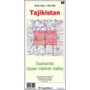 Dushanbe - Upper Vakhsh Valley  1:400.000