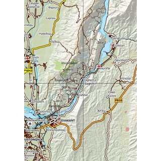 Dushanbe - Feyzabad 1:400.000