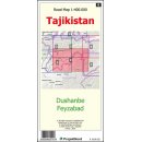Dushanbe - Feyzabad 1:400.000