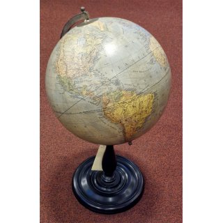 Antiker Globus Merzbach & Falk Br�ssel 1881