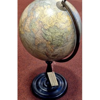 Antiker Globus Merzbach & Falk Br�ssel 1881
