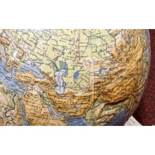 Antiker Globus Reliefglobus Paul R�th Leipzig 1955