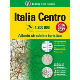 Italia Centro (Italien Zentral) 1:200.000 - 2026/2027