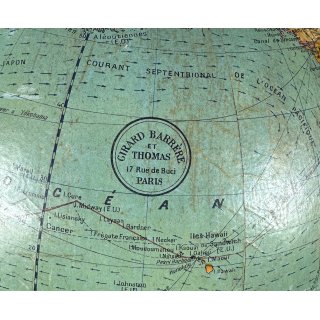 Antik Globus Girad, Barr�re et Thomas Paris 1935