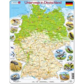 Puzzle Unterwegs in Deutschland physisch