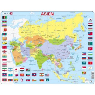Puzzle Asien politisch Larsen