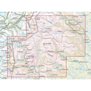 Vindelfj�llen 1:100.000