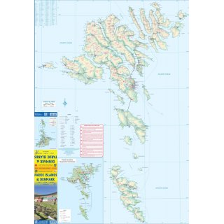 Faroe Islands & Denmark 1:115.000/1:450.000