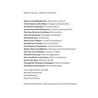 Platform Europe - Slow Travel Europe