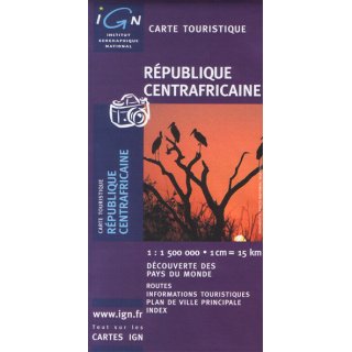 République Centrafricaine 1:1.500.000