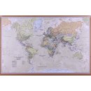 Welt politisch Schreibunterlage und Mousepad 67x43cm