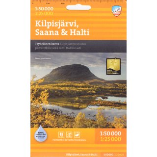 Kilpisj�rvi, Saana & Halti1:50.000/1:25.000