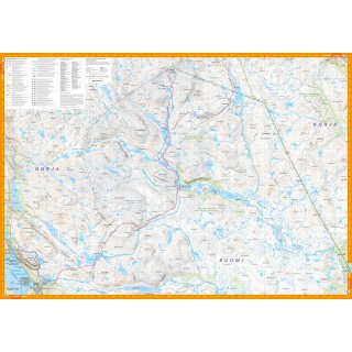 Kilpisj�rvi, Saana & Halti1:50.000/1:25.000