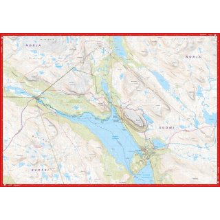 Kilpisj�rvi, Saana & Halti1:50.000/1:25.000