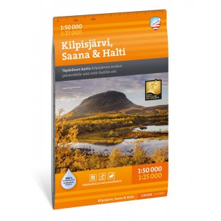 Kilpisj�rvi, Saana & Halti1:50.000/1:25.000