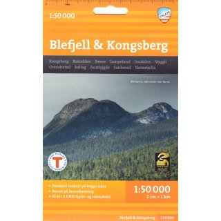Blefjell & Kongsberg1:50.000