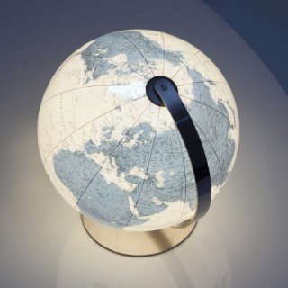 Handkaschierter Design-Leuchtglobus ZFG 37 03, � 37 cm