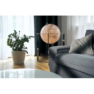 Handkaschierter Stand-Leuchtglobus ZFS 50 80, � 50 cm